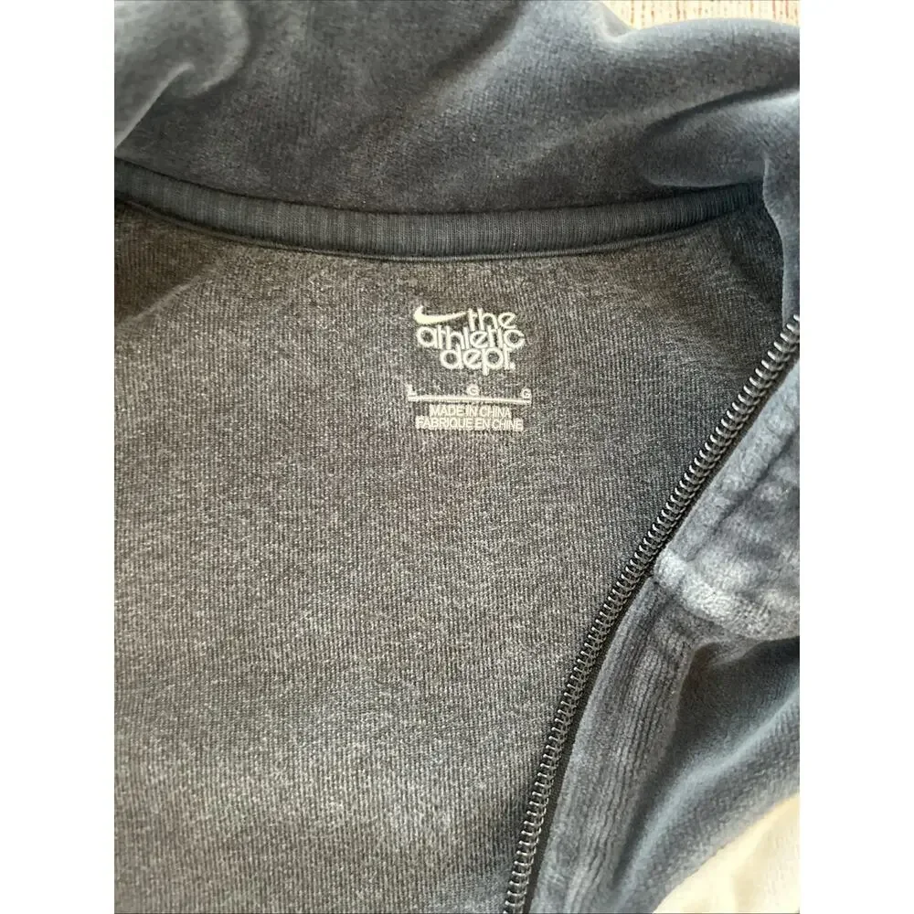 Nike The Athletic Dept. Youth Large Dark Navy Blue Valor Full Zip Sweater